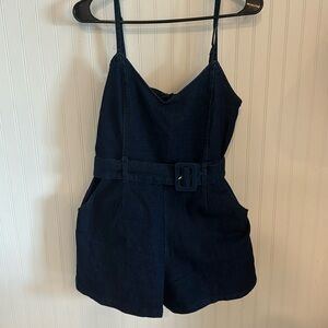 Denim Romper